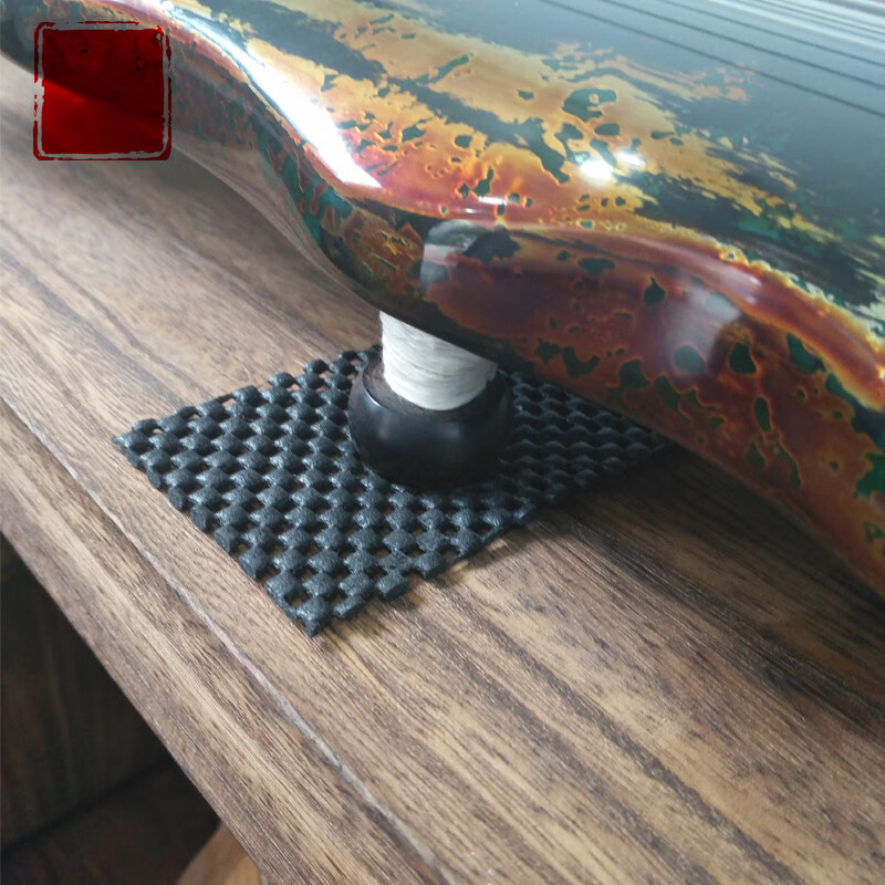 古琴防滑垫一对 加厚加宽加长古琴垫 古琴配件 2片乐器配件 【普通款