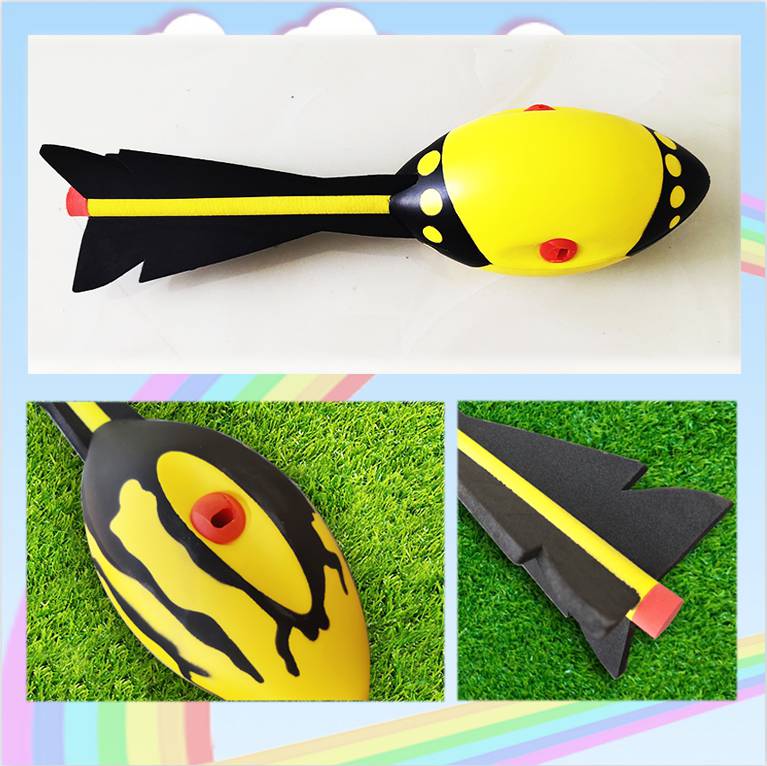 软式标枪 中小学生运动体育器材投掷鱼雷玩具带哨软式标枪少儿趣味