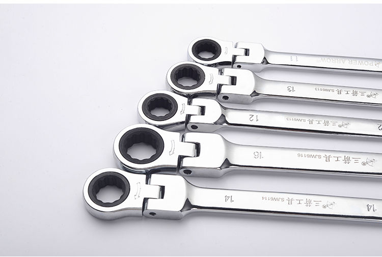 活动开口扳手快速梅花双头自动活动头开口两用扳手五金工具套装活头