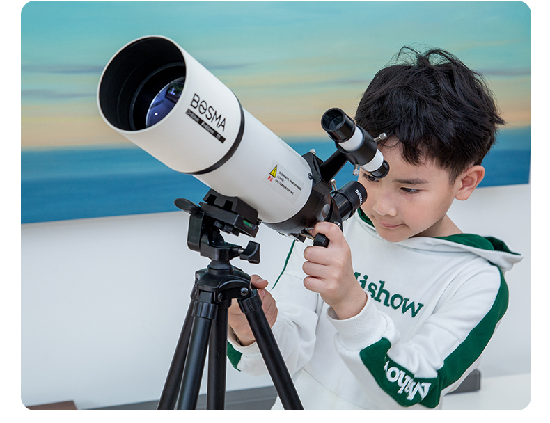 博冠天文望远镜观星观天高倍儿童80400望远镜天文中秋送礼 【标配】