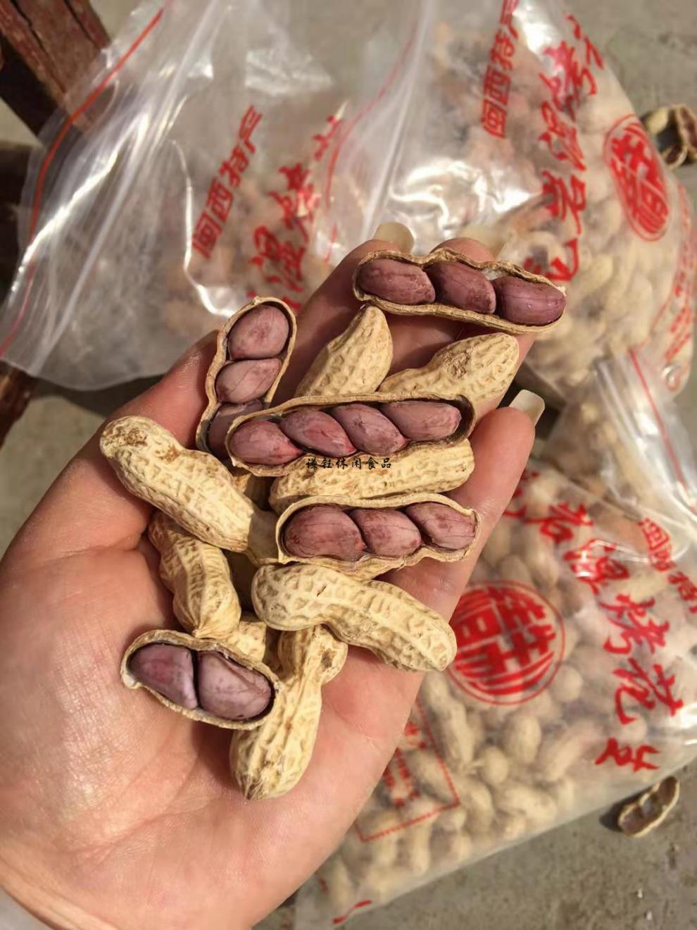 正宗龙岩湿烤花生紫衣花生丨闽西特产农家自种水煮湿烤二三四粒香脆