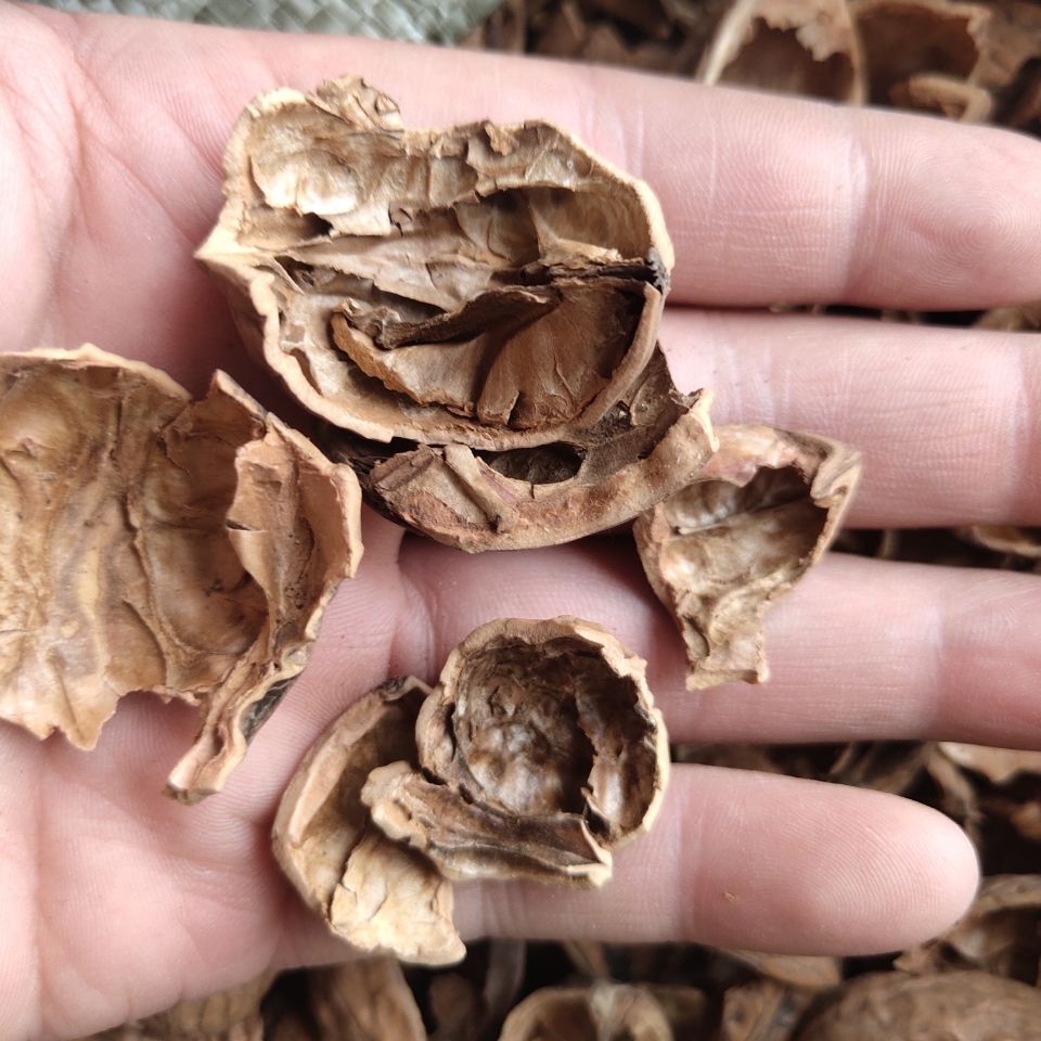 伟博 核桃壳 核桃皮 分心木 优选核桃壳500g 500克 核桃壳【图片 价格