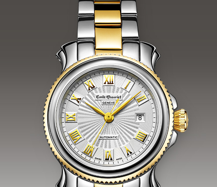 送女友艾米龙emilechouriet瑞士手表时光之翼系列18k金圈机械表女表