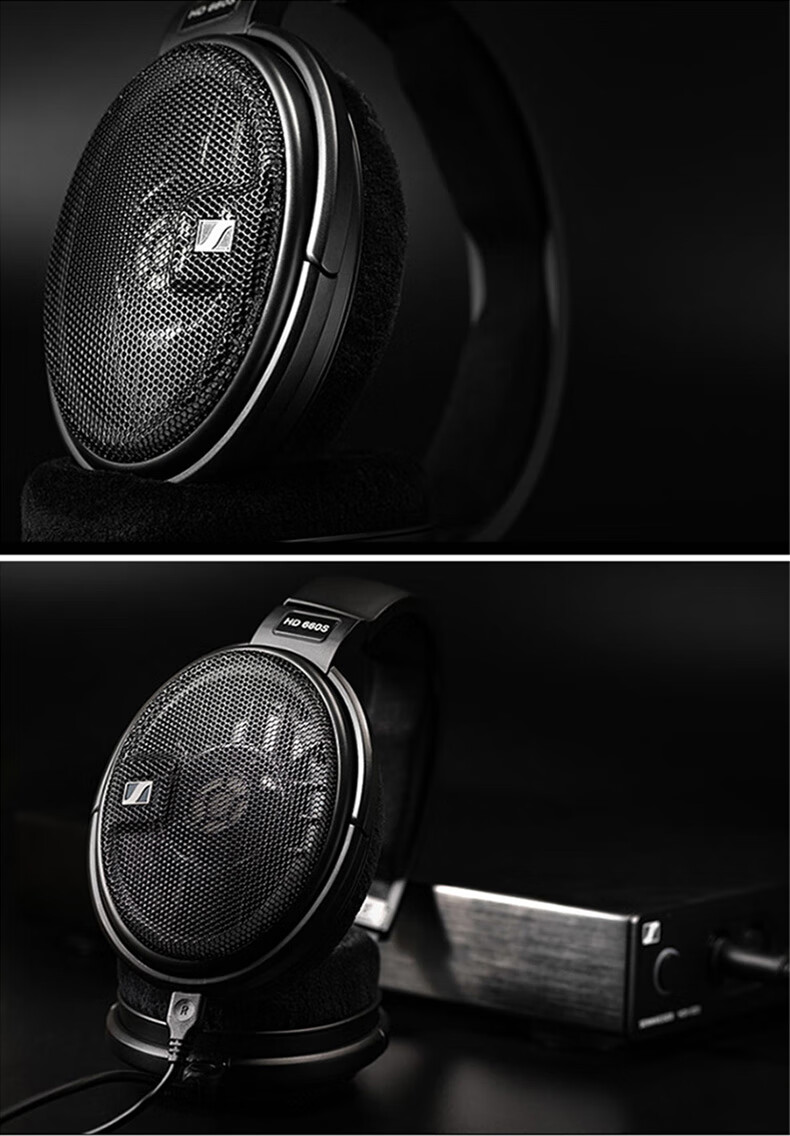 森海塞尔(sennheiser)hd660s经典头戴式耳机发烧动圈耳机 黑色【图片