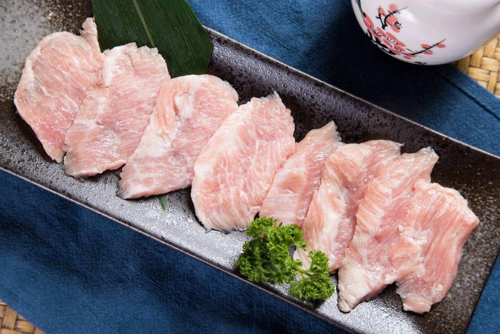 绿进松板肉 腌制猪颈肉 烧烤炭烤 松颈肉松板肉 400gx5包