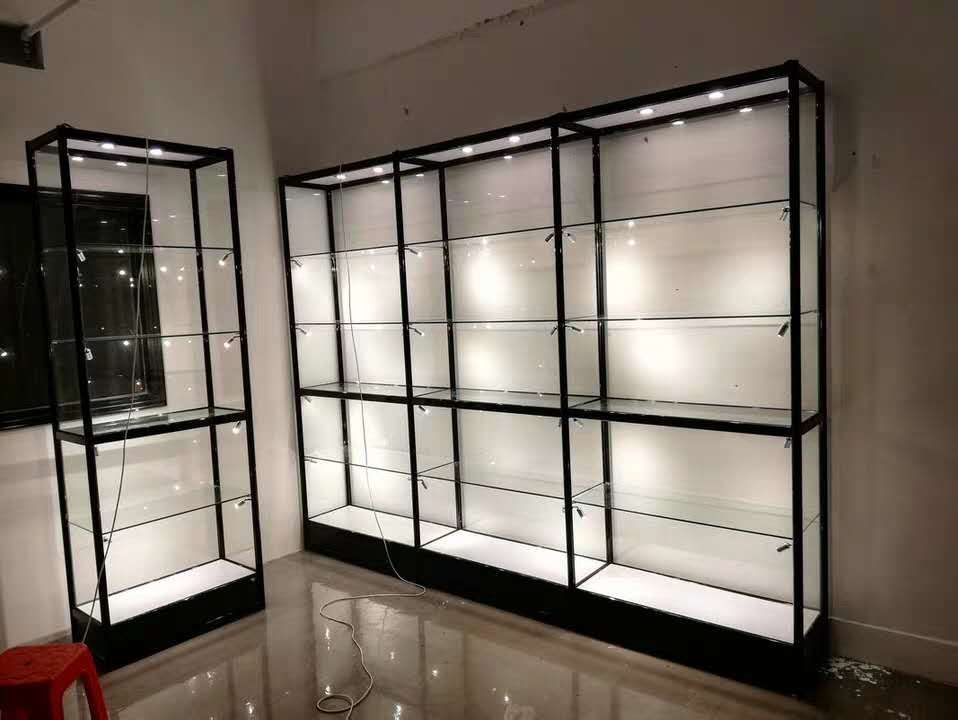 手办柜东莞礼品展示柜汽车样品奖杯荣誉证书商用柜动漫模型玻璃带锁