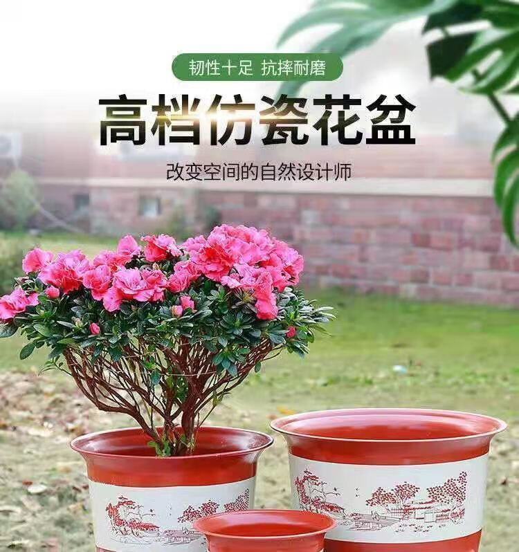 店商品编号:10030730396805商品名称:【现货现发】仿陶瓷加厚花盆大号