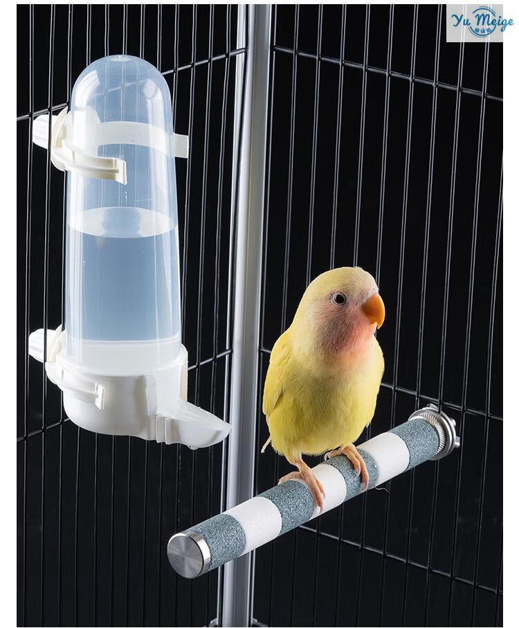 新款宠维奥鹦鹉喂水器自动喂食器鸟笼悬挂饮水器牡丹玄凤喝水鸟具用品