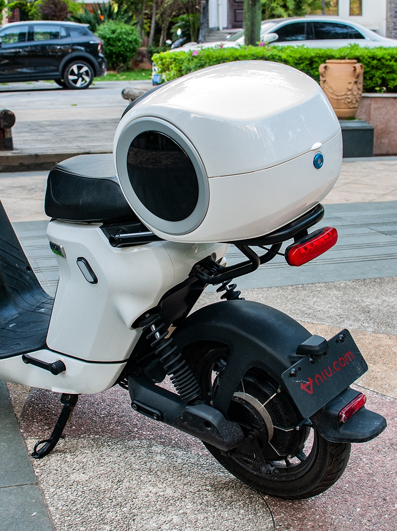 物箱mqi2/ms外星人收纳大号后尾箱 小牛m/u/g系外星人尾箱-蓝色【图片