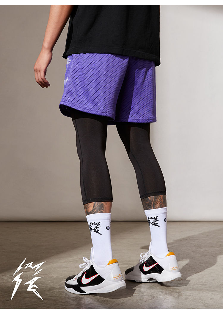 篮球紧身裤五分高弹力压缩速干跑步训练运动打底健身裤班服定制运动