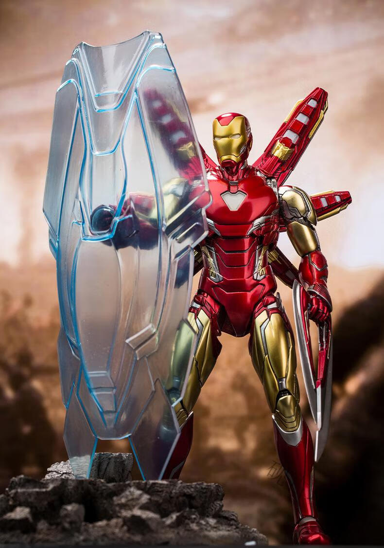 砚古钢铁侠手办动漫手办钢铁侠美国队长蜘蛛侠漫威系列模型玩具可动