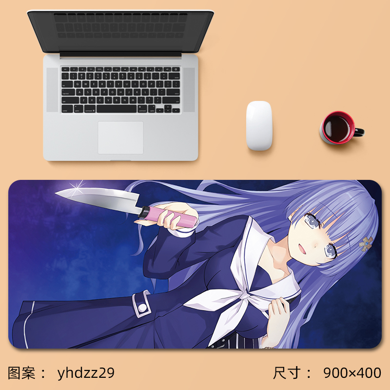 约会大作战可爱美女动漫鼠标垫超大加长大小号夜刀神十香天香时崎狂三