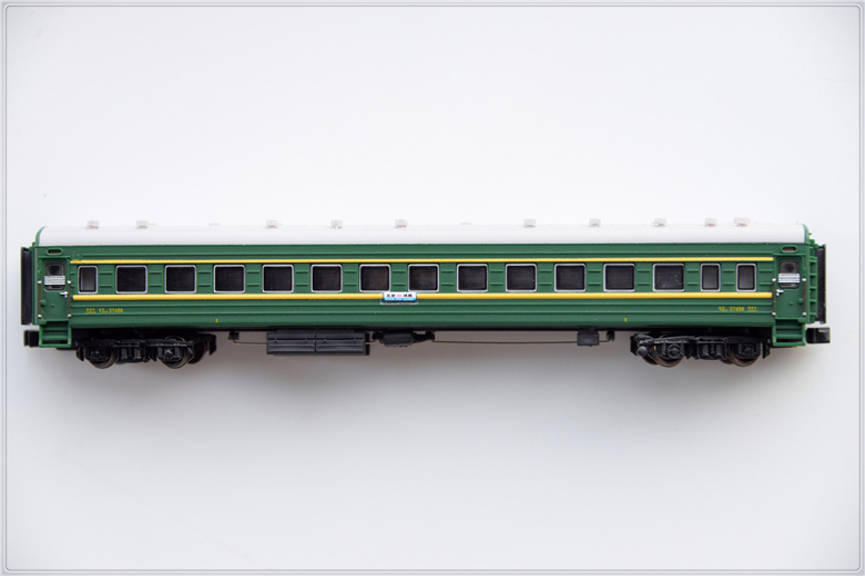 绿皮火车模型硬座车n比例 yz22 火车 1:160 宓蝶 上局沪段【图片 价格