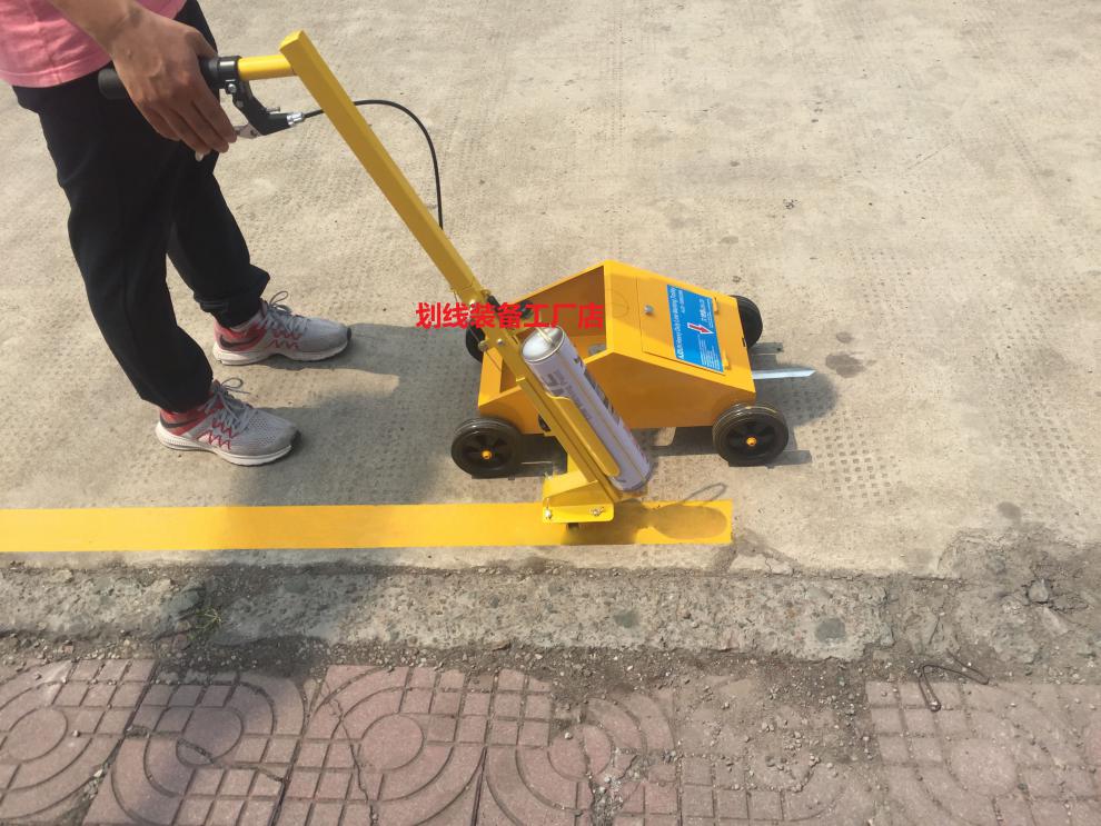 油漆划线车仓库停车位喷漆划线机厂区道路操场小区画线车划线神器