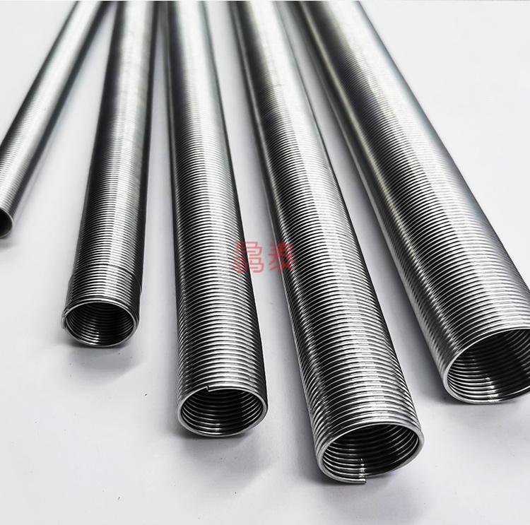 护管弹簧定做 不锈钢超长线径0.6-1内径4-21拉力镀锌套管拉伸拉簧 0.