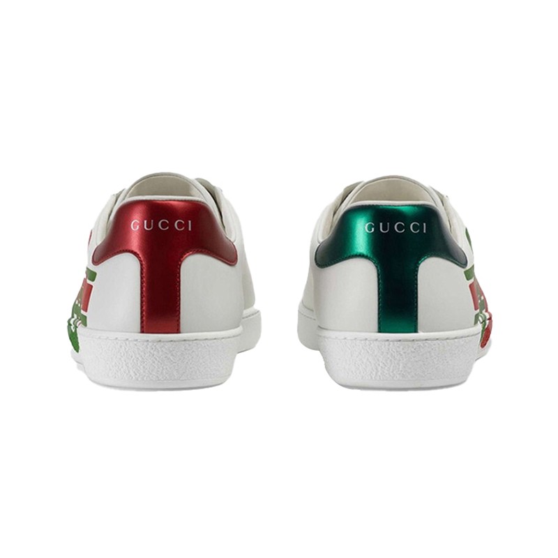 买手代购gucci古驰男士新款小白鞋576136a38v09062ay白色系英码75