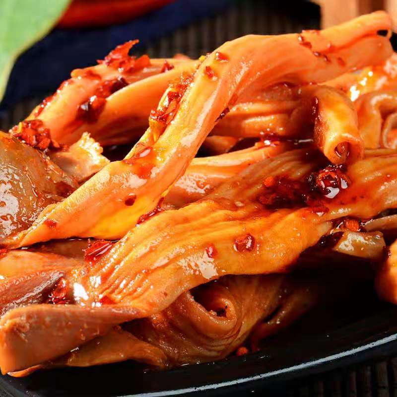 麻辣鸭板肠鸭食带食管 香辣鸡胗卤味真空熟食下酒菜即食批发 麻辣鸭板