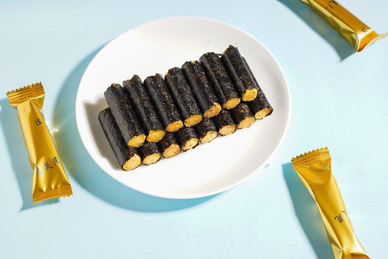 芙尼肉松夹心海苔卷 200克*一箱f 法芙尼肉松海苔卷零食休闲食品 *1箱