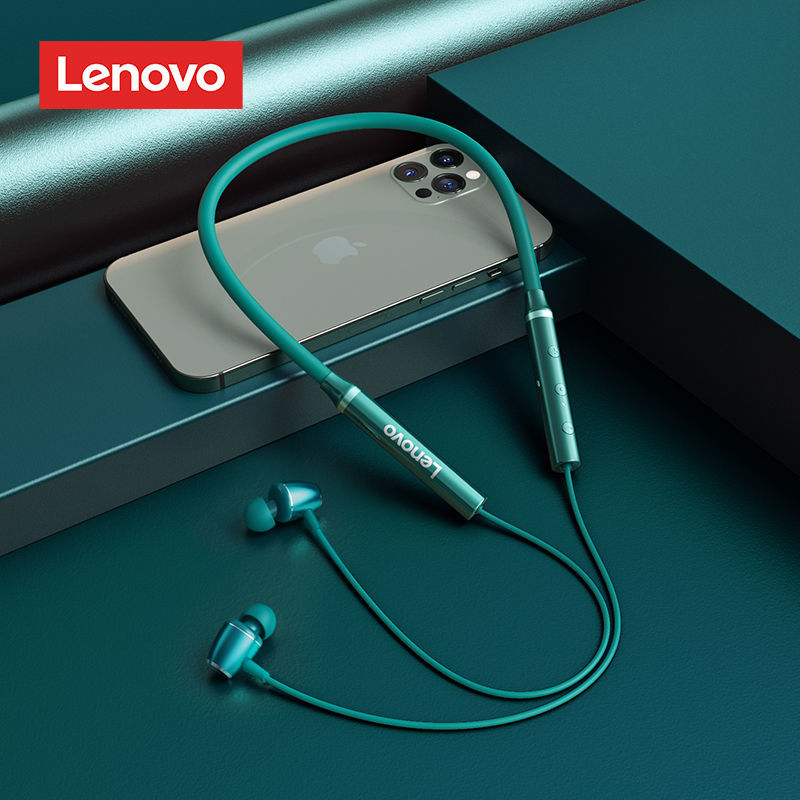 联想lenovo【帅胖优选专属】联想he05x无线蓝牙耳机颈挂脖式新款学生