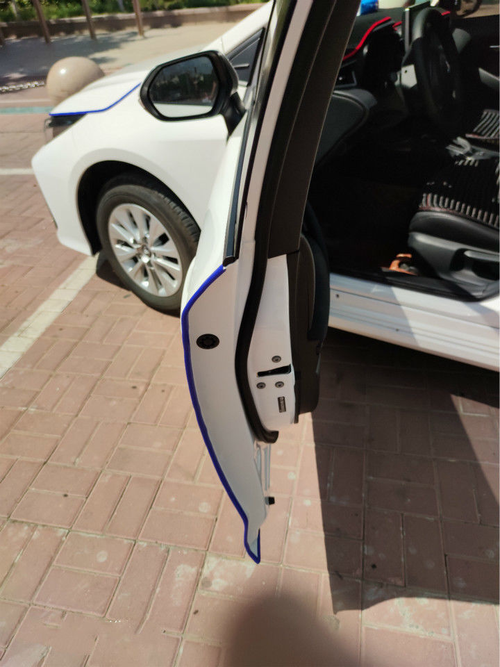 汽车防撞条车门边密封条u型装饰胶条防刮擦条车身卡槽式保护条白色