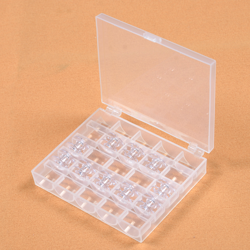 梭心胜家缝纫机电动多功能家用梭芯塑料梭芯盒收纳盒工业锁芯底线家用