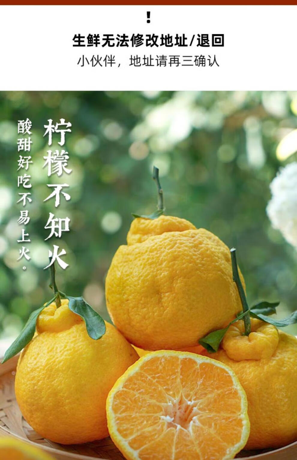 柠檬嫁给不知火正宗柠檬不知火这个丑橘有点小惊艳果期20天新鲜水果