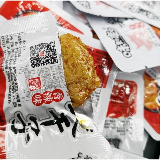 臭干子湖南辣条特产零食小吃豆腐香辣臭豆腐干张家界景区款 香辣味臭
