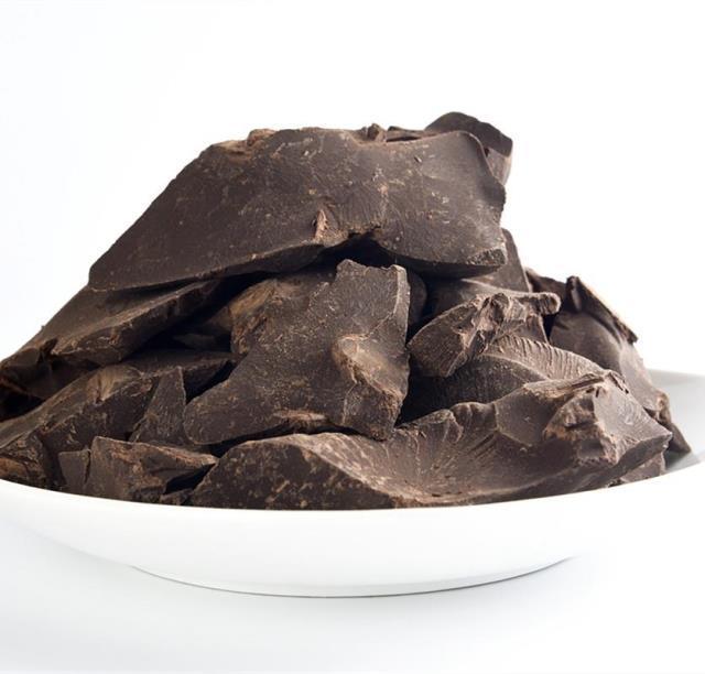天然可可液块原浆无蔗糖黑巧克力diy原料健身代餐零食 上可可可液块