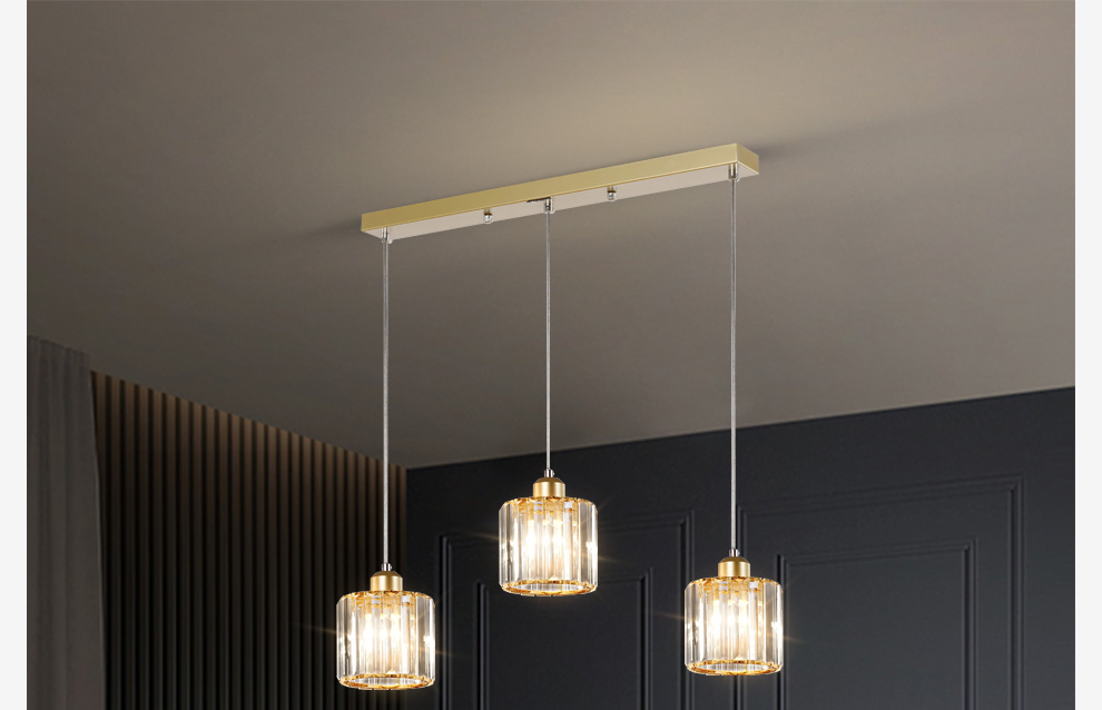 雷士照明现代简约餐厅灯 吧台灯 水晶灯 装饰吊灯 时尚创意餐吊灯 吧