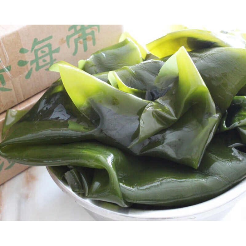 霞浦盐渍海带天然新鲜厚海带片整箱福建特产火锅麻辣烫凉拌食材2500g