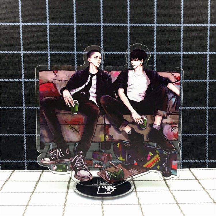 宏科华撒野周边立牌 撒野蒋丞顾飞广剧周边双面亚克力摆件动漫钥匙扣