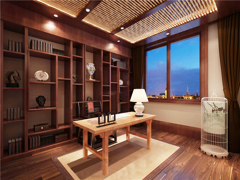 直播背景墙新款书房书柜3d立体背景布快手抖音网红主播直播间装饰背景