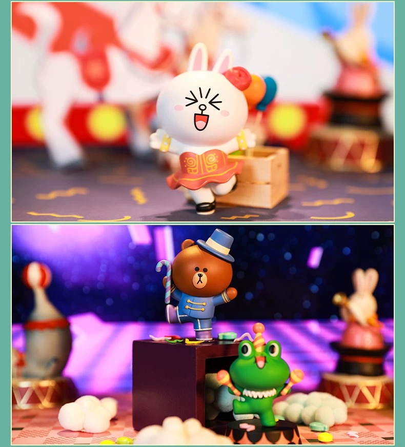 line friends马戏团系列盲盒二次 魔术师詹姆士(拆盒未拆袋) 【不支持