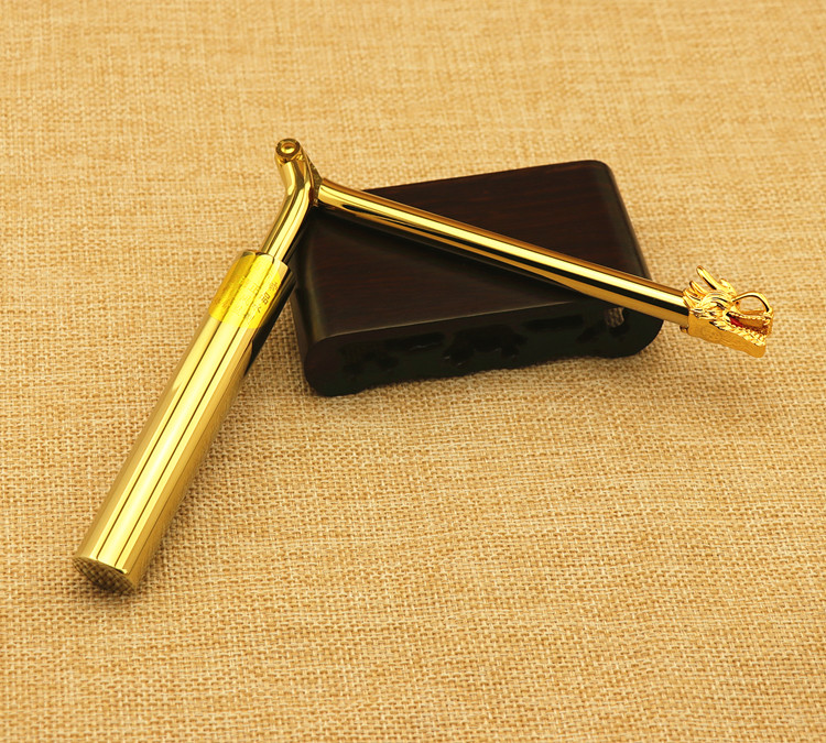 杨公寻龙尺纯铜折叠龙头寻龙尺杨公探测器棒辅助罗盘能量塔高精度