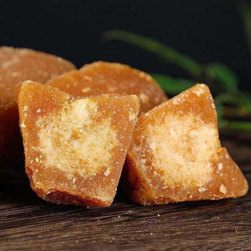 云南竹园纯甘蔗手工老红糖元宝古法红糖月子袋装 元宝红糖三斤【图片