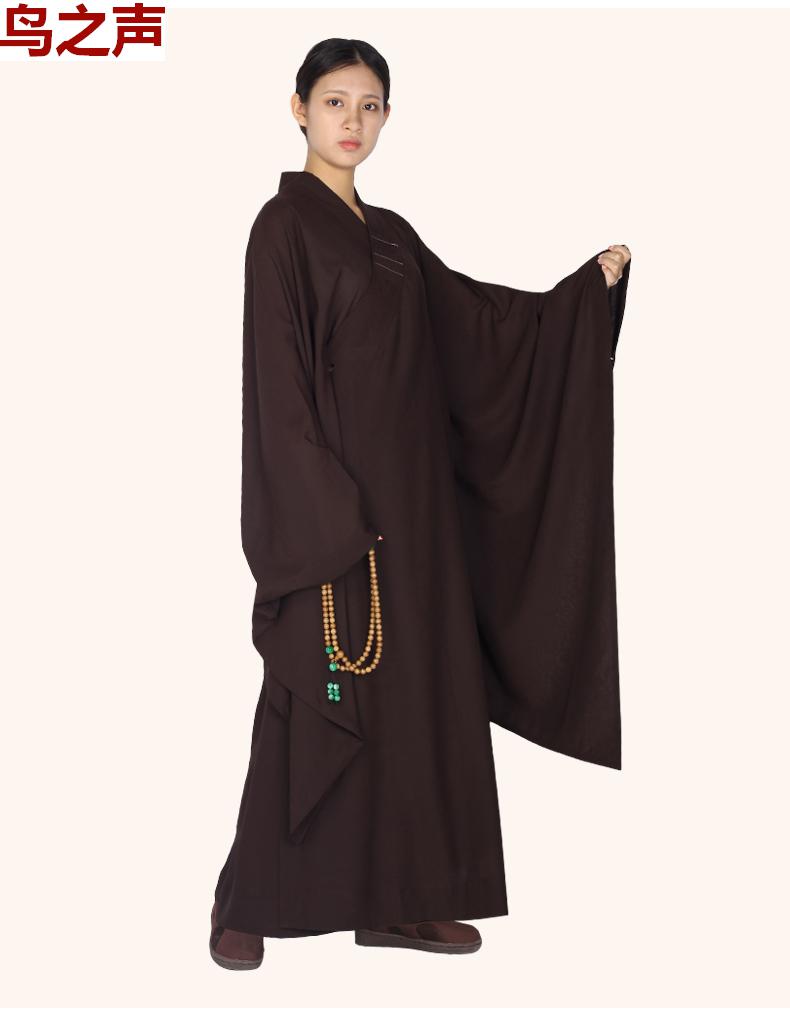 袈裟僧衣尚远袈裟广袖海青大袖僧人僧服僧衣男女居士服打坐禅修法会