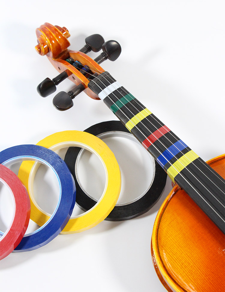 小提琴大提琴专用把位胶带把位贴指位贴标记指法贴音准贴初学胶布1cm