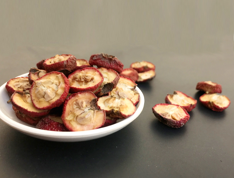 河磊庄 手工干有核山楂干新鲜有籽晒干山楂干泡水茶500g 有核5斤