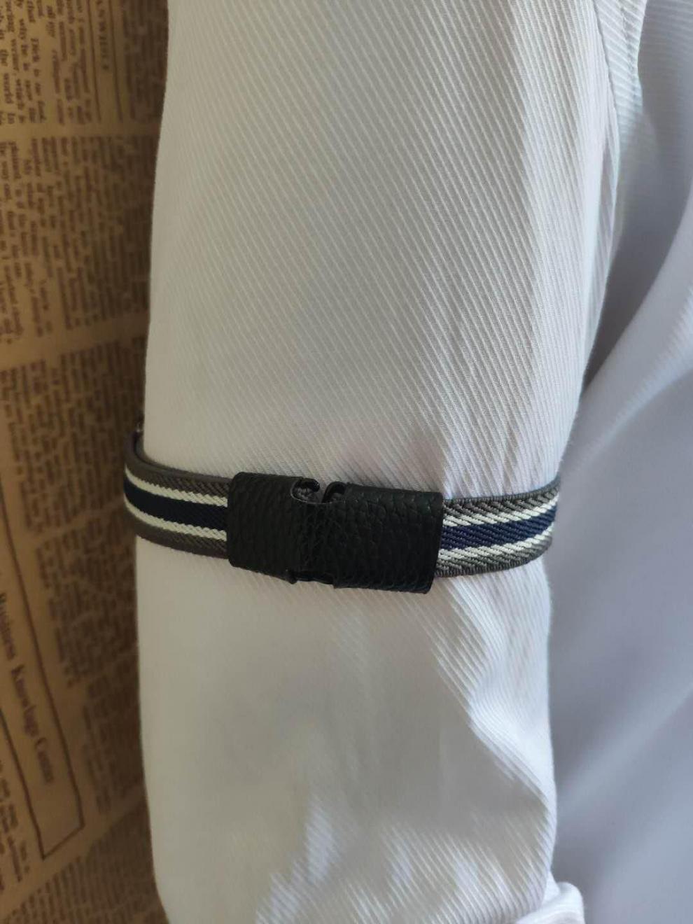 蜜丝刘新品袖箍女镇魂沈巍新款白色朱一龙同款袖箍衬衫袖环臂带袖带