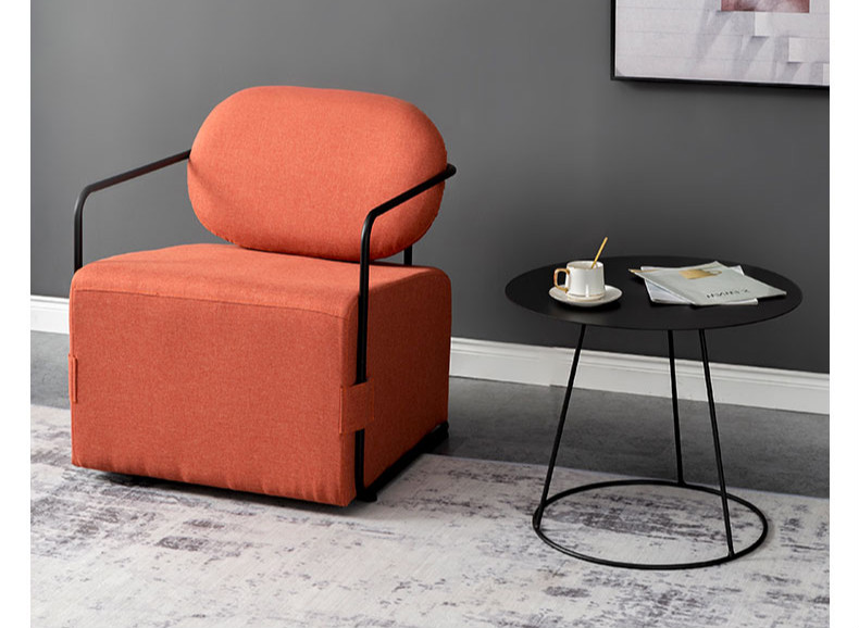 单人沙发椅北欧客厅现代简约懒人休闲椅时尚阳台卧室小沙发网红款砖