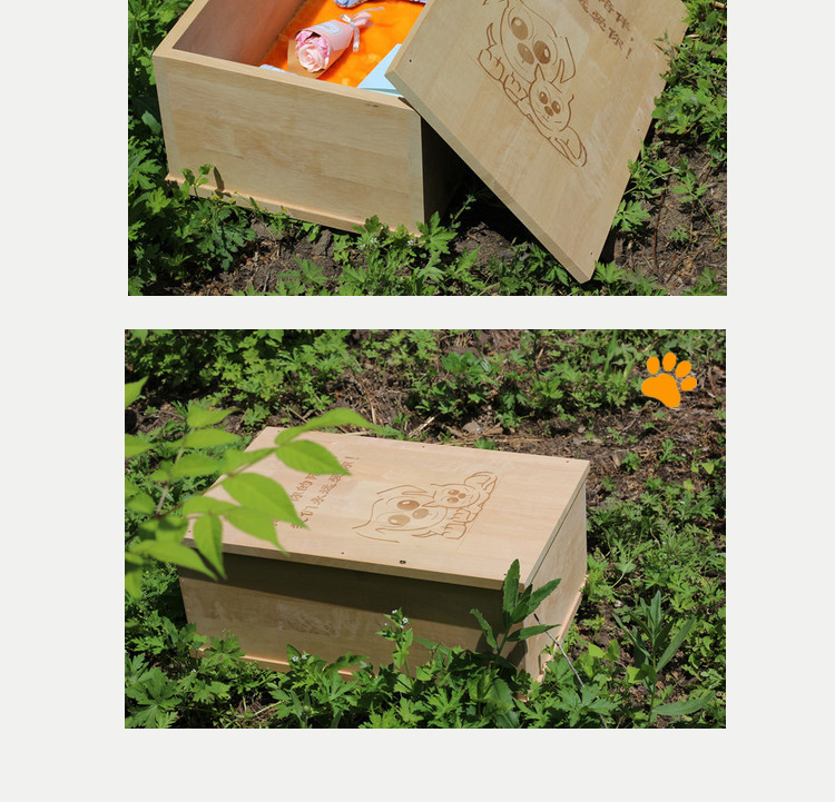 宠物棺材实木宠物猫咪狗狗棺材猫狗去世小棺材宠物安乐窝狗棺材猫棺材