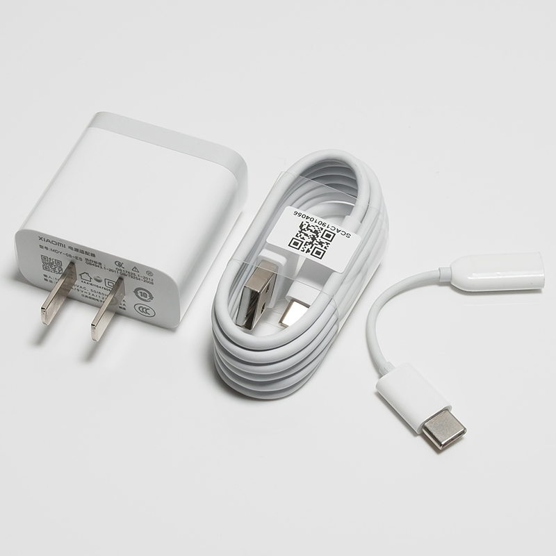 小米88se充电器米mix3原装qc3018w快充头mdy08es小米6适配器白色耳机