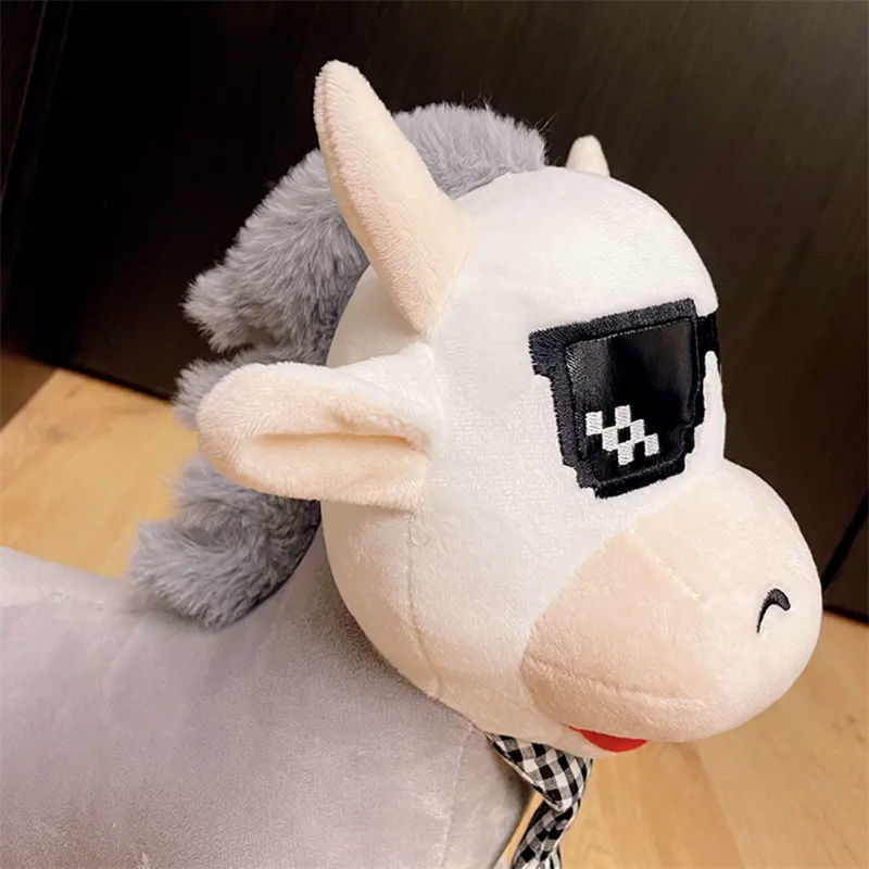 创意搞怪你是什么牛马玩偶沙雕恶搞毛绒玩具牛马兄弟先生公仔抱枕男女