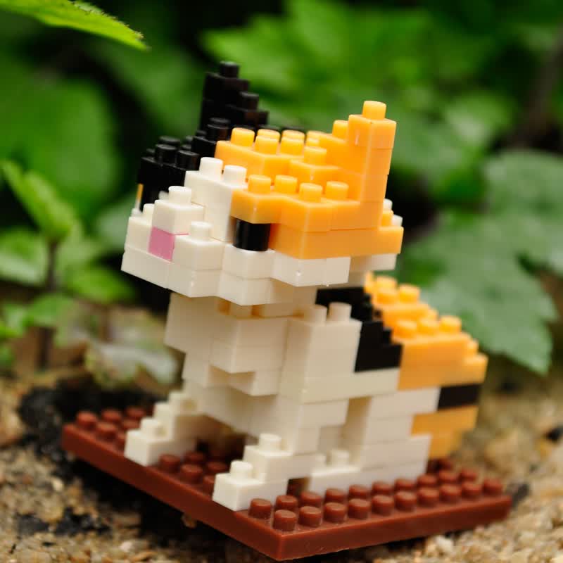 兼容乐高微小颗粒拼插积木拼装迷你动物狗狗宠物男孩子力玩具拼图