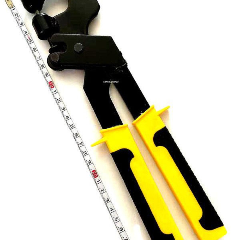 约克新款直柄长手柄轻钢龙骨钳吊顶打孔钳天花板龙骨安装打孔器约克直