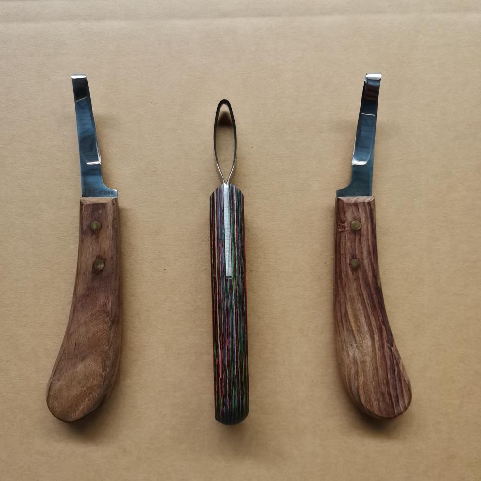 蹄心刀 修蹄工具马蹄刀 抠蹄刀马具 修蹄刀 高品质环形蹄刀【图片