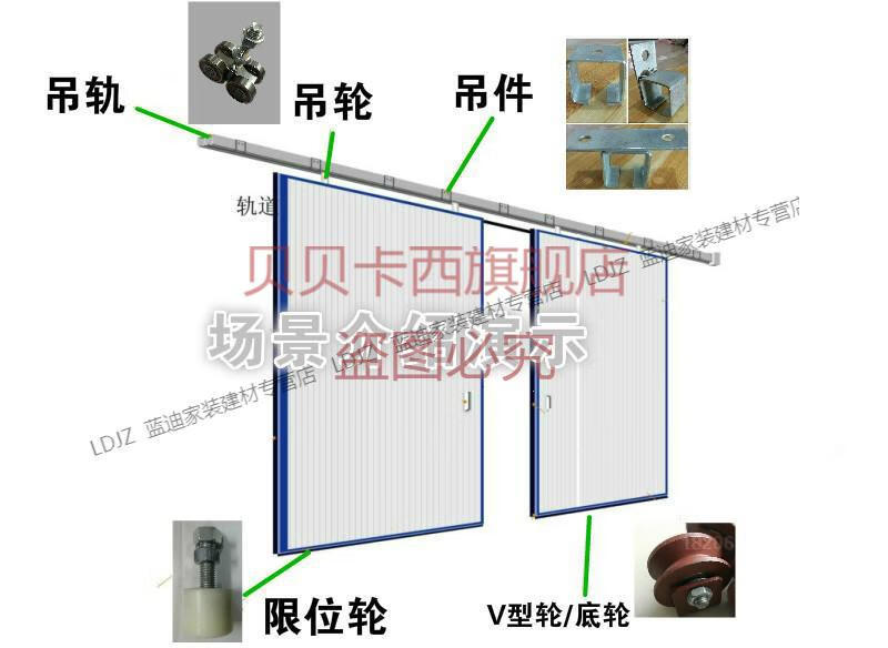 工业吊轨安装示意图图片