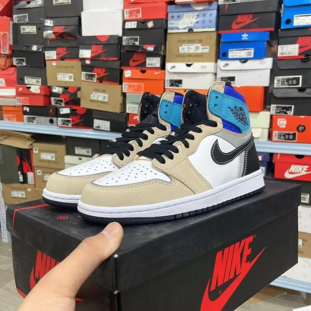 【官方旗舰】aj男女款airog乔1原型可剪裁高帮篮球鞋dc6515100 秋冬款