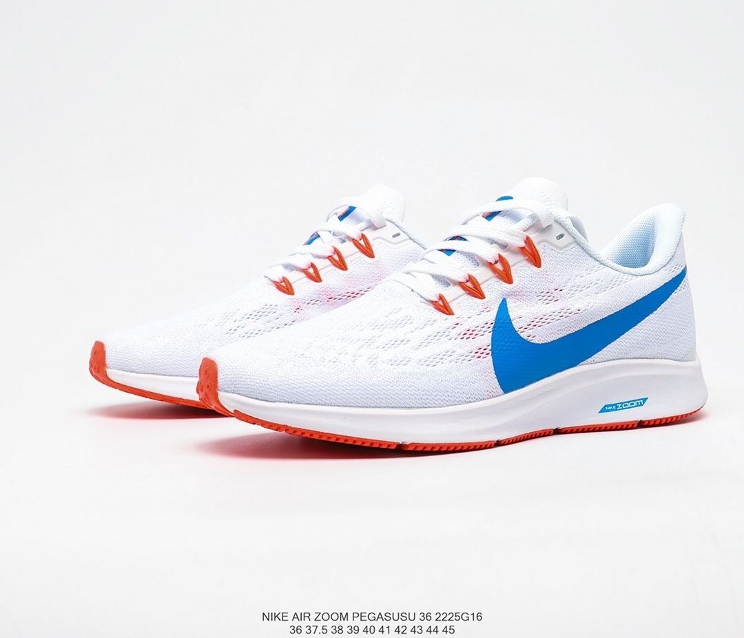 登月zoom36代飞马缓震轻便透气网面运动跑步鞋情侣鞋黑白39