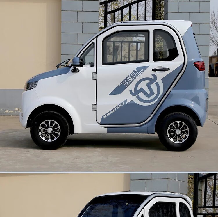 东·威新能源电动车新款m2电动四轮车成人家用小型代步锂电池全封闭